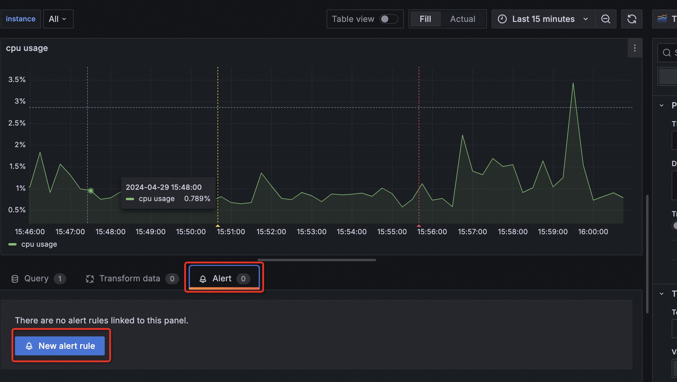 nacos grafana alert